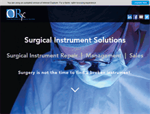 Tablet Screenshot of orxsolutions.com